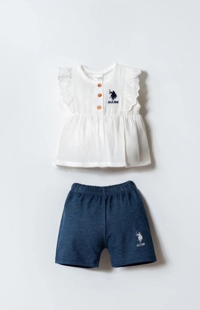 U.S. Polo ASSN Komplet Vintage Polo šorts i košuljica 5530