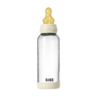 Bibs - Staklena flašica 240 ml Ivory