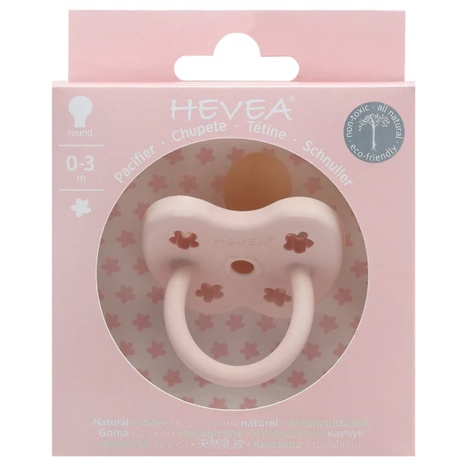 Hevea okrugla cucla (0-3 meseca) - Puder roza