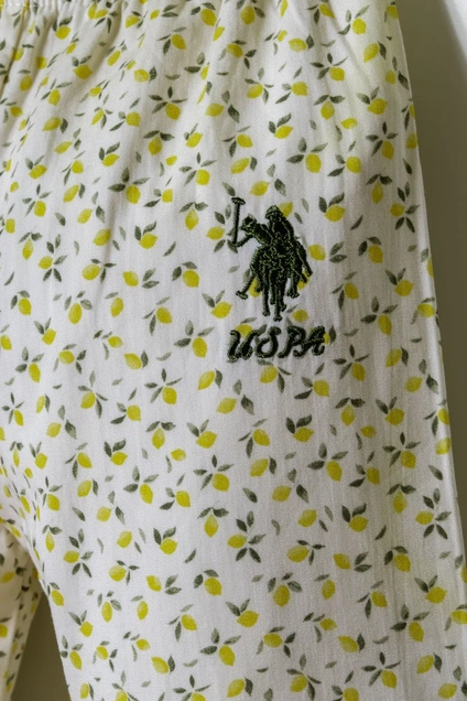 U.S. Polo ASSN komplet majica i pantalone Limoncello Glam USB3023 5554