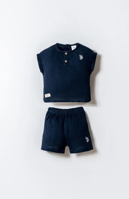 U.S. Polo ASSN Komplet majica i šorts od lana 5631