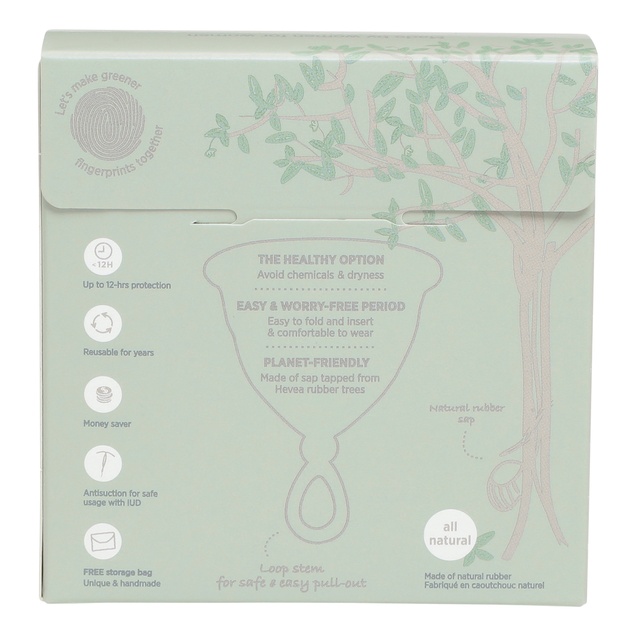 Menstrualna čaša Hevea Loop Cup vel. 2 1688