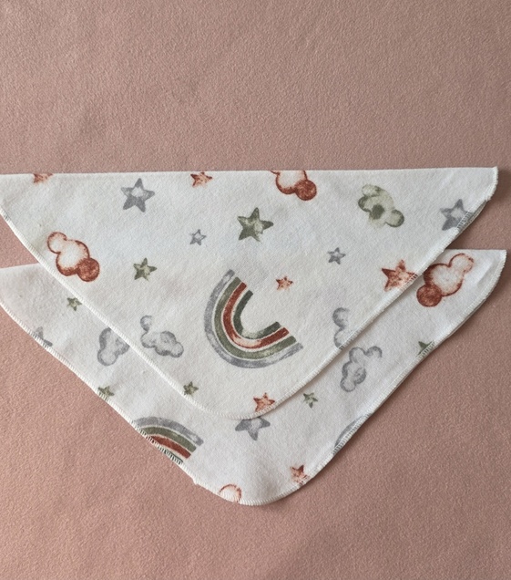 WOWO  flanel bebi krpica duga braon boje 4743