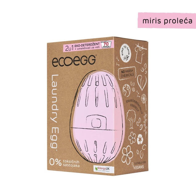 ECOEGG 2u1 eko-deterdžent i omekšivač za veš, Miris proleća-70 pranja 2449