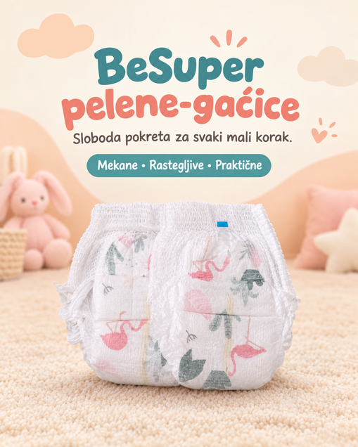 BeSuper UltraThin pelene-gaćice 6758