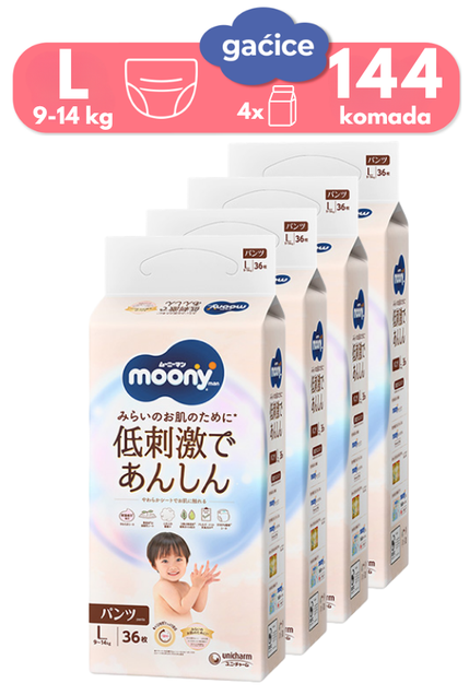 Moony Low Irritation pelene-gaćice L MegaBox 3022