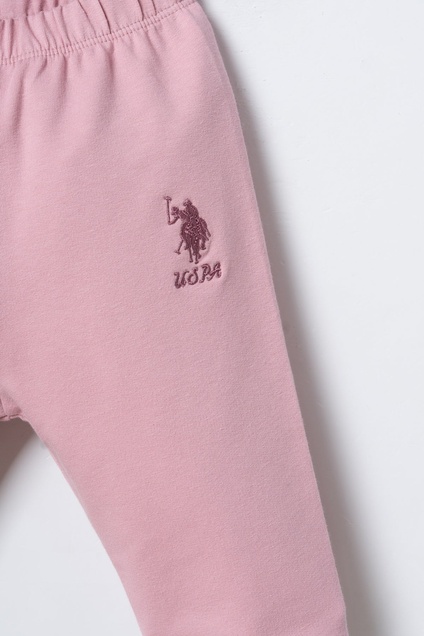 U. S Polo ASSN Komplet trenerka za devojčice 3/1 Pink Flowers USB3248 6854
