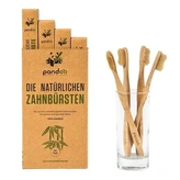 PANDOO Set četkica za zube od bambusa (4 kom)