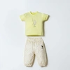U.S. Polo ASSN komplet majica i pantalone Limoncello Glam USB3023 5557