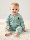 U.S. Polo ASSN komplet Magic Mint 3/1, pantalone, majica i duks  USB2920 86-92 (18-24 mes)