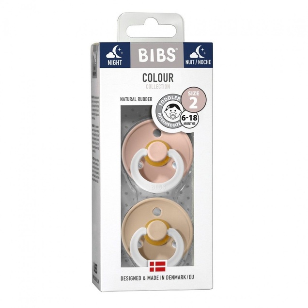 BIBS Blush night & Vanilla night (6-18 meseci) 3375