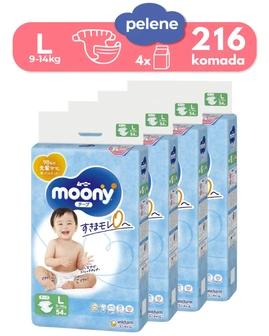 Moony Airfit L pelene MegaBox
