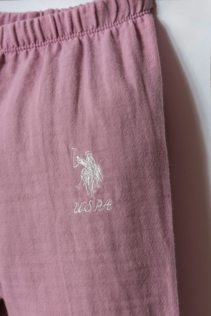 U.S. Polo ASSN Komplet tunika i pantalone Lilac Luxe 5981