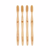 PANDOO Set četkica za zube od bambusa (4 kom)