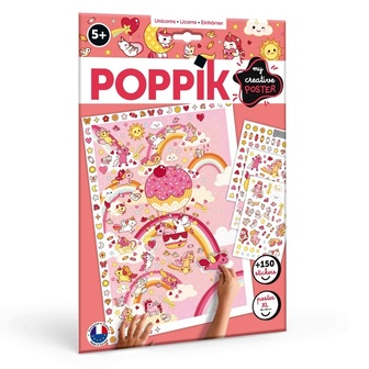 POPPIK Kreativni posteri: Jednorozi