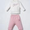 U. S Polo ASSN Komplet trenerka za devojčice 3/1 Pink Flowers USB3248 6852