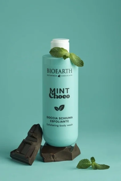 BIOEARTH Gel za tuširanje sa prirodnim skrabom - Mint/Čoko 6567