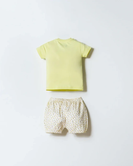 U.S. Polo ASSN Komplet majica i šorts Limoncello dream USB3025 5550