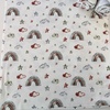 Wowo tetra pelena rainbow flanel duga siva 110x100 3496