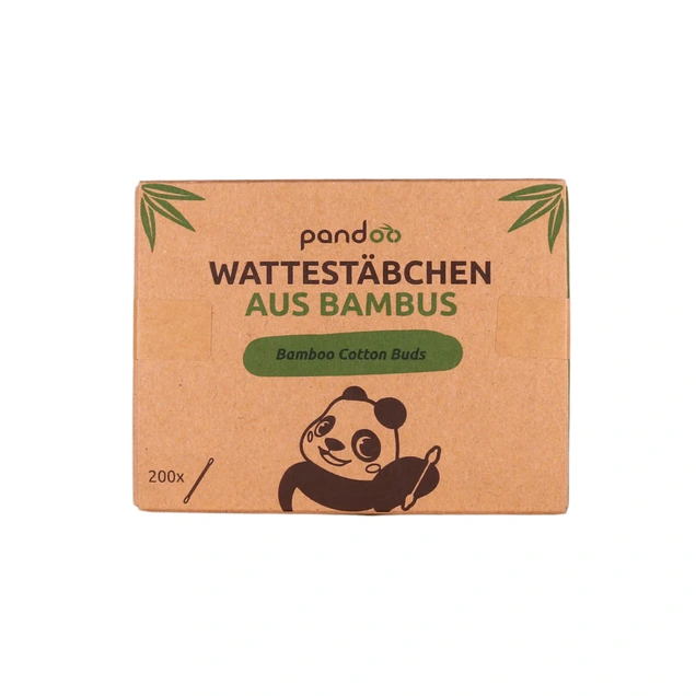 Štapići za uši od bambusa i organskog pamuka 200 kom 5258