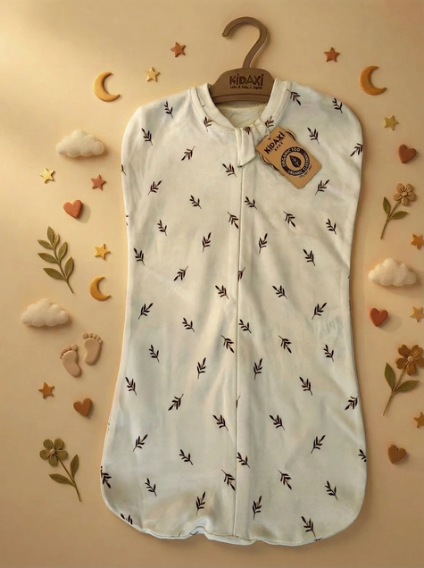 Kidaxi vreća za spavanje od organskog pamuka 0-1 mes 5485