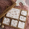 Bubbles set 10/1 za novorođenče od organskog pamuka (Duga) 3799