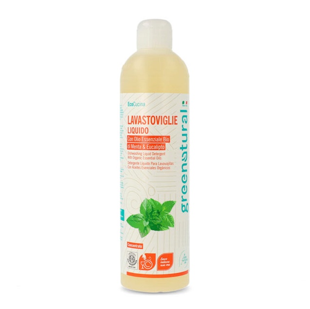 GREENATURAL Tečni deterdžent za pranje posuđa 500ml 4350