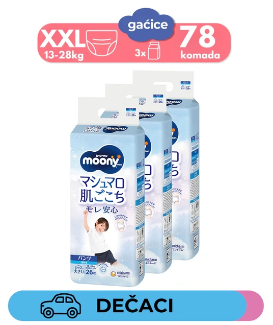 Moony Airfit gaćice XXL dečaci MegaBox 3087