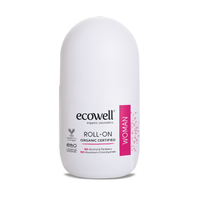 Ecowell Organski dezodorans roll-on za žene 3766