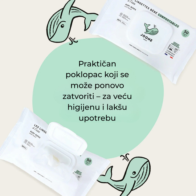 Joone Paris Kompostabilne vlažne maramice 5830