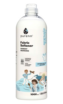 Ekološki omekšivač i sredstvo za ispiranje veša za bebe i decu sa blagim mirisom lavande – "SUNDAY MORNING", 1L - Purenn Organic Family