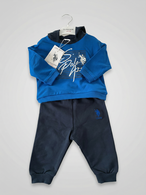 U.S. Polo ASSN dečija trenerka Royal Blue 2/1 5560