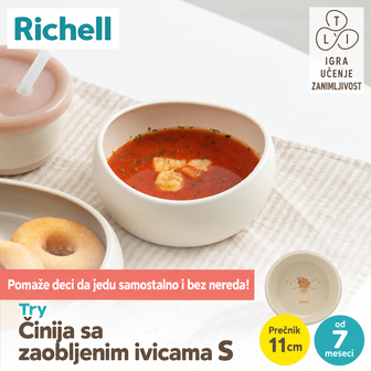 Richell činija za bebe Easy Scoop