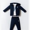 U.S. Polo ASSN komplet 3/1 Deep Blue: pantalone, majica i duks USB2903 5928