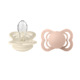 BIBS Supreme silicone Blush & Ivory  (0-6 meseci)