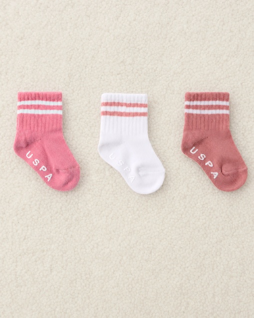 US POLO ASSN. čarape za bebe devojčice 3 kom 5967