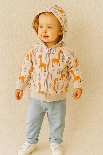 WOWO Komplet trenerka 2/1 „zirafa“ 86 (12-18  mes) 4715