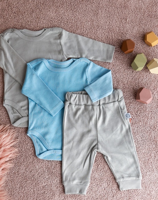 Wowo trenerka donji deo 86 (12-18 meseci) (Siva) 4807