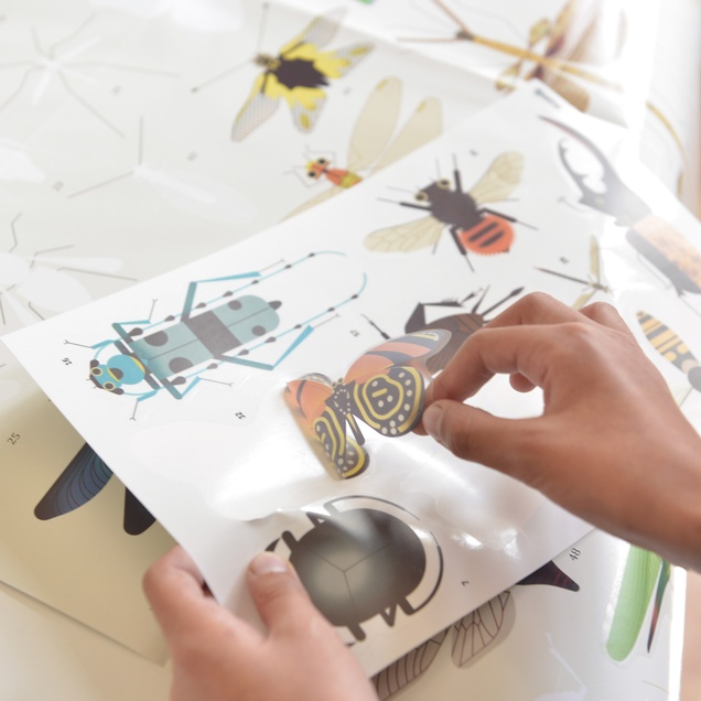 Edukativni poster s nalepnicama Otkrića: Insekti 2912