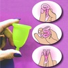 Menstrualna čašica Me Luna veličina XL plitka - Pink (Soft) 2583