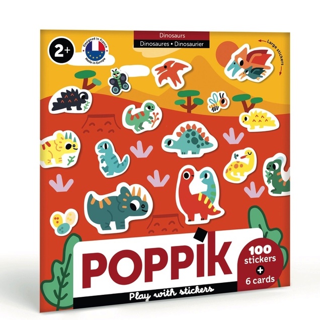 POPPIK Moje prve nalepnice Dinosaurusi 2858