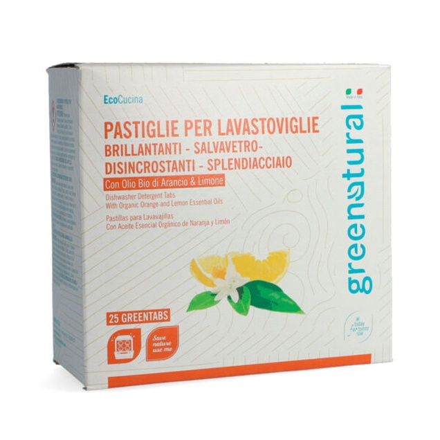 GREENATURAL Deterdžent Tablete za pranje posuđa 25kom 4351