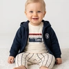 U.S. Polo ASSN komplet Navy 3/1, pantalone, majica i duks USB2872 5647