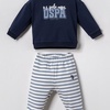 U. S Polo ASSN Komplet trenerka 2/1 za dečeke Polo stripe USB3162 6867