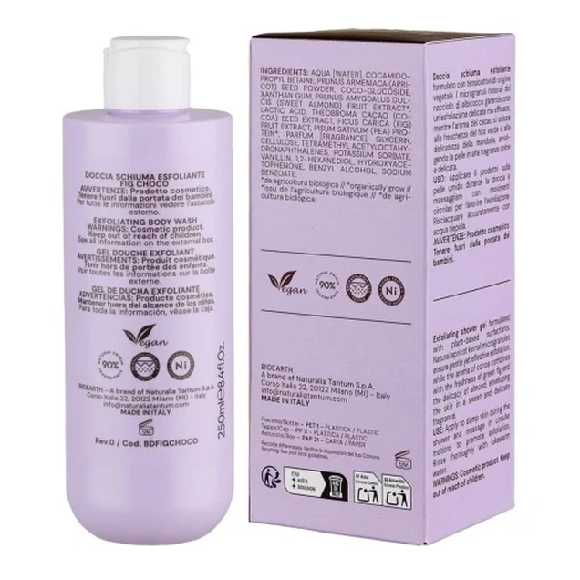 BIOEARTH Gel za tušitanje sa prirodnim skrabom - Smokva/Čoko 6544