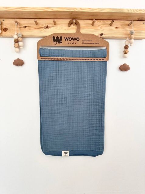 Wowo pelena-pokrivač od muslina 110x150 mm (Plava) 6620