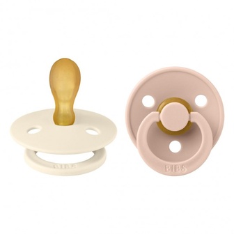 BIBS Symmetrical Ivory & Blush (0-6 meseci)