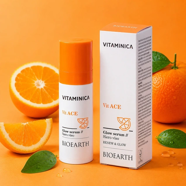 BIOEARTH Serum za lice GLOW  sa vitaminima A,C, E 6533