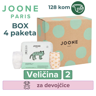 Joone Paris Iconic BOX pelene za devojčice veličina 2