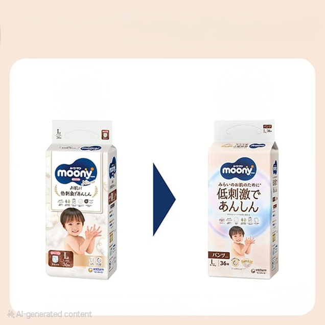 Gaćice Moony Natural/ Low Irritation XL 4886